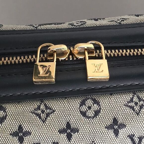 Louis Vuitton Josephine PM Navy Monogram Mini Boston Bag - Picture 5 of 14